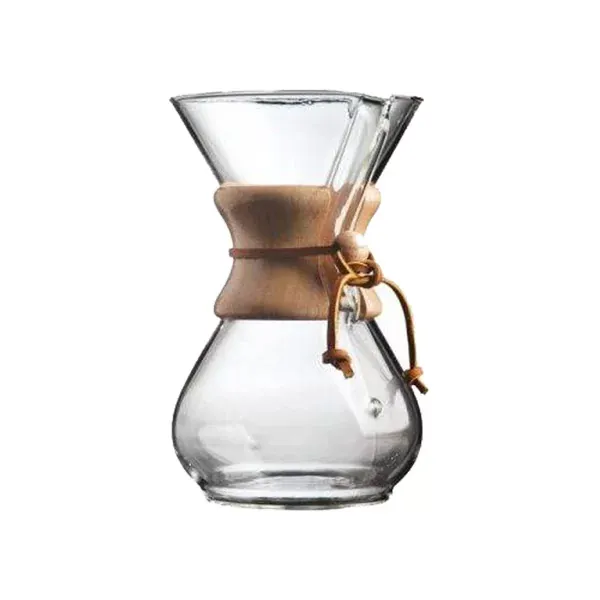 Chemex CM-6A Classic Coffee Drip Glass– 6 cups