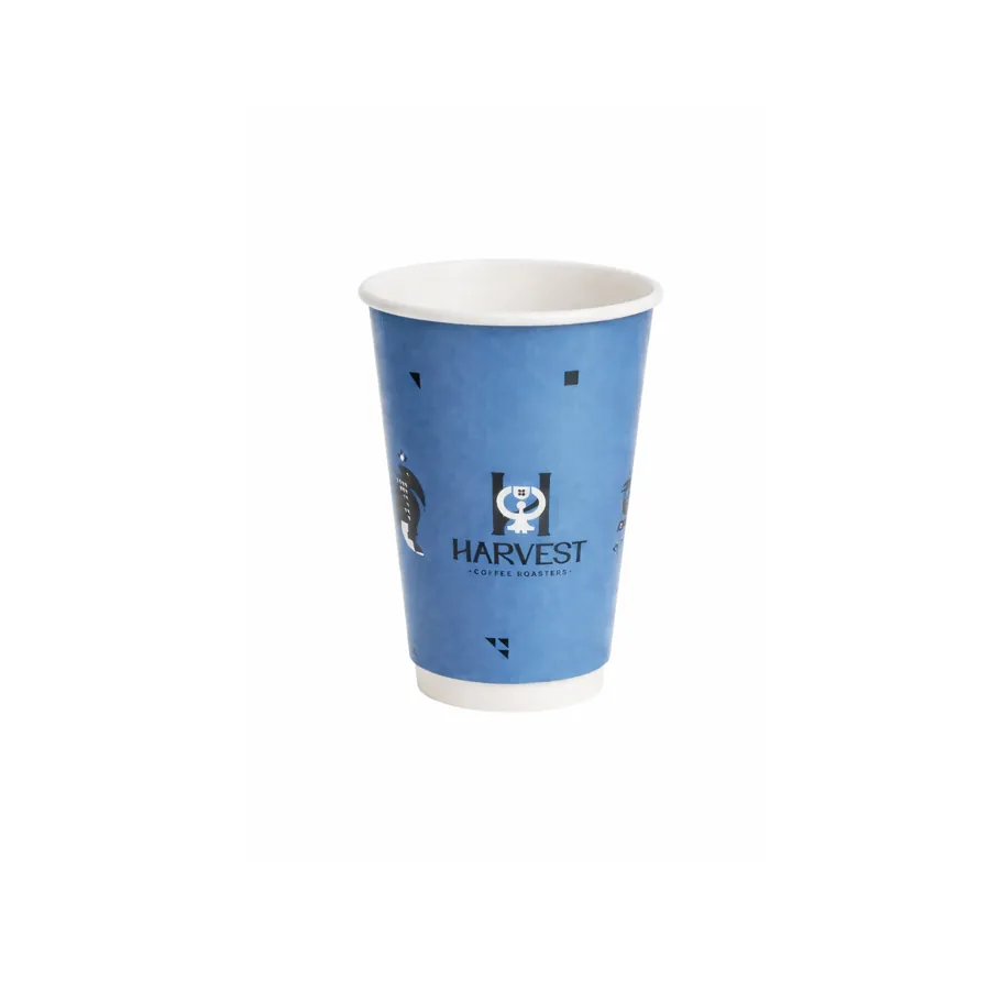 Ποτήρι Χάρτινο Διπλότοιχο με Τύπωμα Harvest – 8oz