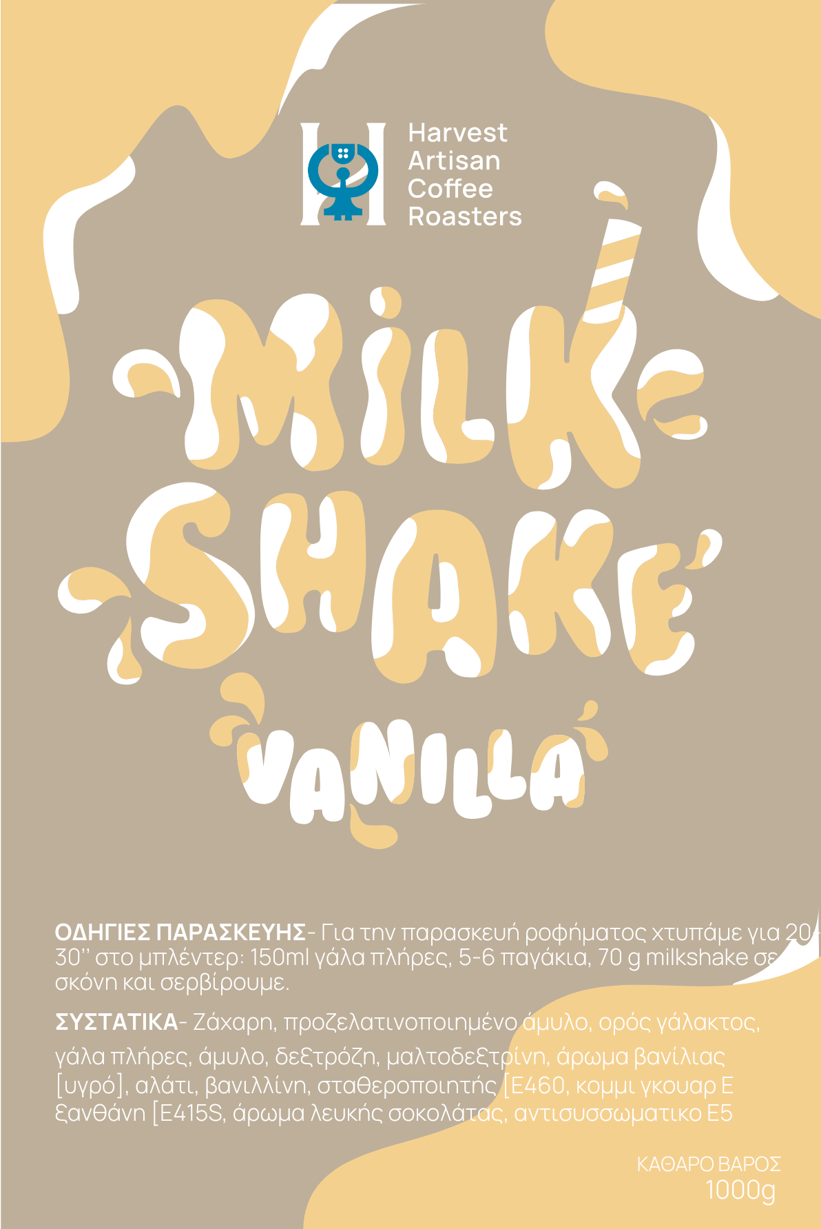 milkshake etiketes