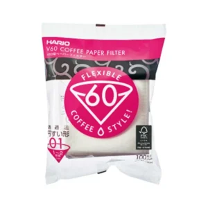 Hario V60 01 Χάρτινα Φίλτρα (100pcs)